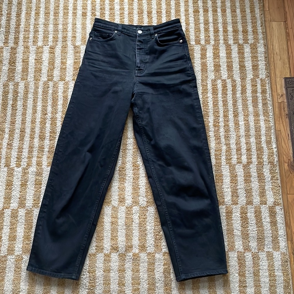 COS Tapered Leg High Rise Straight Pants 24 - Picture 3 of 4